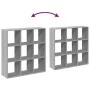 Librería divisor madera ingeniería gris Sonoma 102x29x103,5 cm by , Bookcases and shelves - Ref: Foro24-858044, Price: 77,20 ...