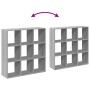 Librería divisor madera ingeniería gris Sonoma 102x29x103,5 cm de , Librerías y estanterías - Ref: Foro24-858044, Precio: 78,...