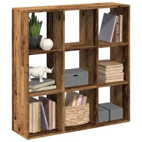 Librería divisora madera ingeniería envejecida 102x29x103,5 cm von , Bücherregale und Regale - Ref: Foro24-858046, Preis: 86,...