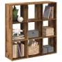 Librería divisora madera ingeniería envejecida 102x29x103,5 cm by , Bookcases and shelves - Ref: Foro24-858046, Price: 86,53 ...