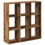 Librería divisora madera ingeniería envejecida 102x29x103,5 cm by , Bookcases and shelves - Ref: Foro24-858046, Price: 86,53 ...