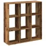 Librería divisora madera ingeniería envejecida 102x29x103,5 cm by , Bookcases and shelves - Ref: Foro24-858046, Price: 86,53 ...