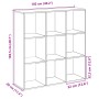 Librería divisora madera ingeniería envejecida 102x29x103,5 cm by , Bookcases and shelves - Ref: Foro24-858046, Price: 88,17 ...