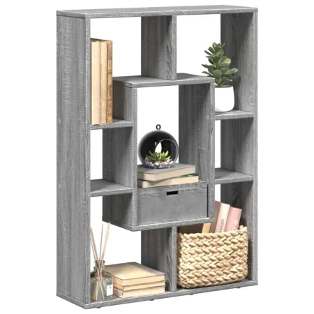 Estantería de madera de ingeniería gris Sonoma 63x20x90 cm von , Bücherregale und Regale - Ref: Foro24-858143, Preis: 41,30 €...