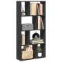 Estantería de madera de ingeniería negra 60x20x120 cm de , Librerías y estanterías - Ref: Foro24-858148, Precio: 58,87 €, Des...