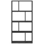 Estantería de madera de ingeniería negra 60x20x120 cm de , Librerías y estanterías - Ref: Foro24-858148, Precio: 58,87 €, Des...
