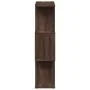 Librería divisora 3 niveles madera marrón roble 70x24x97 cm de , Librerías y estanterías - Ref: Foro24-858117, Precio: 44,07 ...