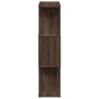 Librería divisora 3 niveles madera marrón roble 70x24x97 cm by , Bookcases and shelves - Ref: Foro24-858117, Price: 44,75 €, ...