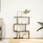 Librería divisora 3 niveles madera roble ahumado 70x24x97 cm by , Bookcases and shelves - Ref: Foro24-858115, Price: 50,57 €,...
