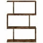 Librería divisora 3 niveles madera roble ahumado 70x24x97 cm by , Bookcases and shelves - Ref: Foro24-858115, Price: 50,57 €,...