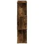 Librería divisora 3 niveles madera roble ahumado 70x24x97 cm by , Bookcases and shelves - Ref: Foro24-858115, Price: 50,57 €,...
