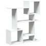 Librería divisora madera ingeniería blanca 92x29x112 cm by , Bookcases and shelves - Ref: Foro24-858120, Price: 62,79 €, Disc...