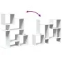 Librería divisora madera ingeniería blanca 92x29x112 cm by , Bookcases and shelves - Ref: Foro24-858120, Price: 62,79 €, Disc...