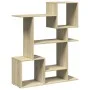Bücherregal aus Eichenholz Sonoma 92x29x112 cm von , Bücherregale und Regale - Ref: Foro24-858122, Preis: 63,94 €, Rabatt: %