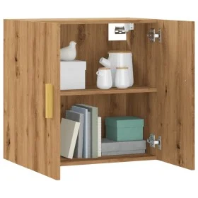 Wandregal aus Eichenfurnier-Holzhandwerk 60x31x60 cm von , Schließfächer und Lagerschränke - Ref: Foro24-857070, Preis: 60,22...