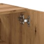 Wandregal aus Eichenfurnier-Holzhandwerk 60x31x60 cm von , Schließfächer und Lagerschränke - Ref: Foro24-857070, Preis: 61,30...