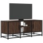 Mueble TV metal y madera ingeniería marrón roble 100x35x41 cm by , TV Furniture - Ref: Foro24-848838, Price: 64,86 €, Discoun...