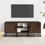 TV-Möbel aus Metall und Holz, braune Eiche, 100x35x41 cm. von , TV-Möbel - Ref: Foro24-848838, Preis: 64,06 €, Rabatt: %