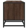 TV-Möbel aus Metall und Holz, braune Eiche, 100x35x41 cm. von , TV-Möbel - Ref: Foro24-848838, Preis: 64,06 €, Rabatt: %