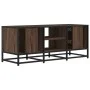 TV-Möbel aus Metall und Holz, braune Eiche, 100x35x41 cm. von , TV-Möbel - Ref: Foro24-848838, Preis: 64,06 €, Rabatt: %