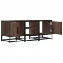 TV-Möbel aus Metall und Holz, braune Eiche, 100x35x41 cm. von , TV-Möbel - Ref: Foro24-848838, Preis: 64,06 €, Rabatt: %