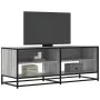 TV-Möbel aus Metall und Holz in Grau Sonoma 120,5x40x46 cm von , TV-Möbel - Ref: Foro24-848892, Preis: 66,89 €, Rabatt: %