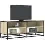 Mueble TV metal y madera ingeniería roble Sonoma 120,5x40x46 cm by , TV Furniture - Ref: Foro24-848890, Price: 64,98 €, Disco...