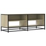 TV-Möbel aus Metall und Ingenieurholz in Sonoma-Eiche, 120,5x40x46 cm. von , TV-Möbel - Ref: Foro24-848890, Preis: 79,96 €, R...