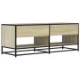 Mueble TV metal y madera ingeniería roble Sonoma 120,5x40x46 cm by , TV Furniture - Ref: Foro24-848890, Price: 64,98 €, Disco...