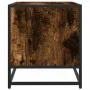 Mueble TV metal y madera ingeniería roble humo 91x40x46 cm de , Muebles TV - Ref: Foro24-848886, Precio: 57,20 €, Descuento: %