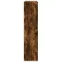 Librería divisora 3 niveles madera roble ahumado 123x29x123 cm by , Bookcases and shelves - Ref: Foro24-857989, Price: 69,08 ...