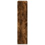 Librería divisora 3 niveles madera roble ahumado 123x29x123 cm by , Bookcases and shelves - Ref: Foro24-857989, Price: 70,16 ...