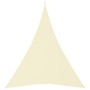 Triangular sail shade in cream Oxford fabric, 5x6x6 m. by vidaXL, Umbrellas - Ref: Foro24-135236, Price: 46,49 €, Discount: %