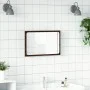 LED-Badezimmerspiegel aus braunem Eichenholz, 60x8,5x38 cm. von , Badezimmerwaschtische - Ref: Foro24-834929, Preis: 42,07 €,...