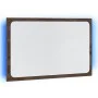 LED-Badezimmerspiegel aus braunem Eichenholz, 60x8,5x38 cm. von , Badezimmerwaschtische - Ref: Foro24-834929, Preis: 42,07 €,...
