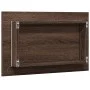 LED-Badezimmerspiegel aus braunem Eichenholz, 60x8,5x38 cm. von , Badezimmerwaschtische - Ref: Foro24-834929, Preis: 42,07 €,...
