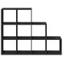 Librería divisora 3 niveles madera negra 137,5x29x103,5 cm by , Bookcases and shelves - Ref: Foro24-857977, Price: 84,34 €, D...