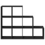Librería divisora 3 niveles madera negra 137,5x29x103,5 cm by , Bookcases and shelves - Ref: Foro24-857977, Price: 85,64 €, D...