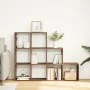 Librería divisora 3 niveles madera marrón 137,5x29x103,5 cm by , Bookcases and shelves - Ref: Foro24-857982, Price: 86,62 €, ...