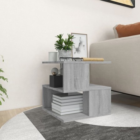 Beistelltisch aus grauem Sonoma-Sperrholz 40x40x40 cm von , Seitentische - Ref: Foro24-815811, Preis: 35,13 €, Rabatt: %