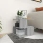 Gray Sonoma plywood side table 40x40x40 cm by , Side tables - Ref: Foro24-815811, Price: 34,59 €, Discount: %