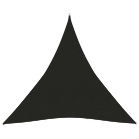 Black HDPE shade sail 160 g/m² 6x6x6 m by , Umbrellas - Ref: Foro24-311762, Price: 34,49 €, Discount: %