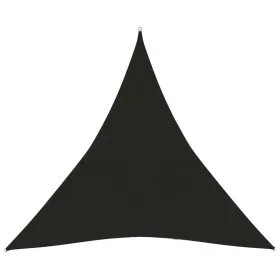 Black HDPE shade sail 160 g/m² 6x6x6 m by , Umbrellas - Ref: Foro24-311762, Price: 33,95 €, Discount: %