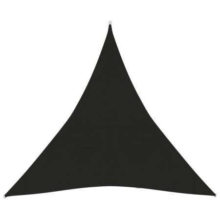 Black HDPE shade sail 160 g/m² 6x6x6 m by , Umbrellas - Ref: Foro24-311762, Price: 34,49 €, Discount: %