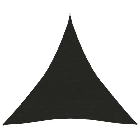 Black HDPE shade sail 160 g/m² 6x6x6 m by , Umbrellas - Ref: Foro24-311762, Price: 33,95 €, Discount: %