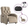 Elektrischer Relaxsessel aus Kunstleder in Capuccino-Farbe. von , Sessel - Ref: Foro24-3204764, Preis: 243,80 €, Rabatt: %