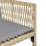 Gartensofas mit 4 Kissen aus beigem Kunststoff-Rattan-Mix. von , Gartenstühle - Ref: Foro24-365023, Preis: 152,91 €, Rabatt: %
