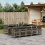 Garten-Essgruppe 11-teilig mit Kissen aus synthetischem Rattan in Beige. von , Gartensets - Ref: Foro24-3210936, Preis: 732,0...