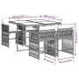 Garten-Essgruppe 5-teilig mit beigen Polstern aus synthetischem Rattan von , Gartensets - Ref: Foro24-3211620, Preis: 306,61 ...