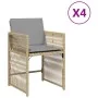 Gartensofas mit 4 Kissen aus synthetischem Rattan in Beige-Mix. von , Gartenstühle - Ref: Foro24-365040, Preis: 187,42 €, Rab...
